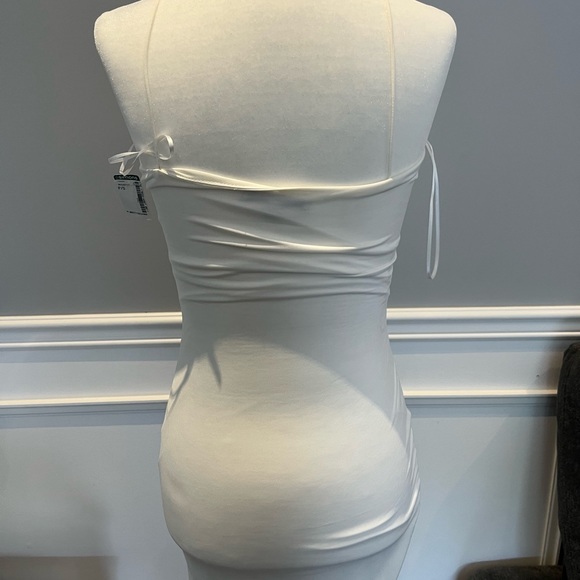 Simons Love Tree white slip dress v neck spaghetti straps brand new with tags - Picture 2 of 7